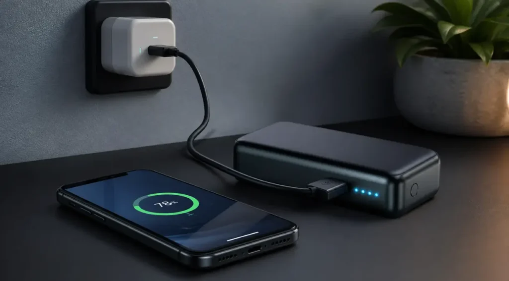 como carregar power bank corretamente conservação bateria
