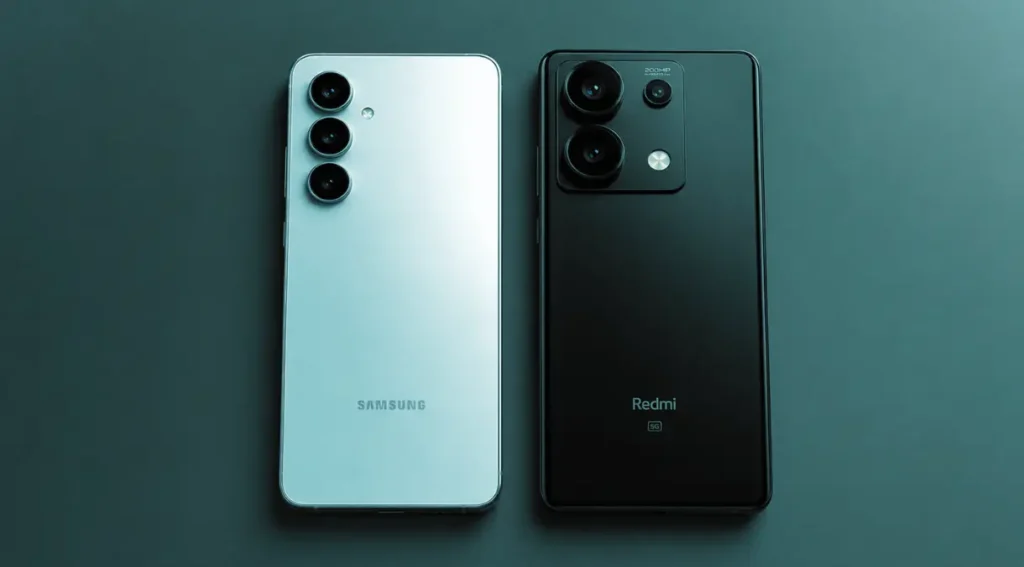 Galaxy A55 vs Redmi Note 13 Pro: Qual Vale Mais a Pena em 2026? 2 Samsung Galaxy A55 vs Redmi Note 13 Pro comparativo 2026
