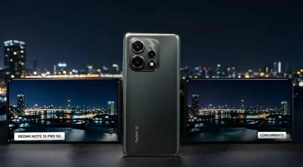 Xiaomi Custo-Benefício em 2026: Guia Completo para Escolher o Modelo Certo 5 qualidade camera xiaomi redmi note 15 pro foto noturna comparativo