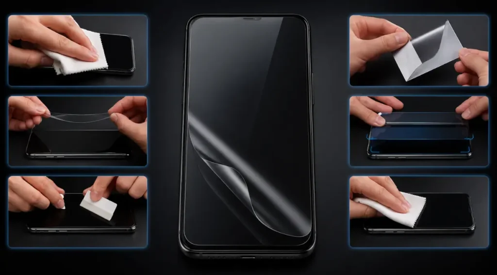 Película de Vidro ou Hidrogel: Qual Protege Melhor Seu Celular em 2026? 5 como instalar pelicula hidrogel passo a passo sem bolhas