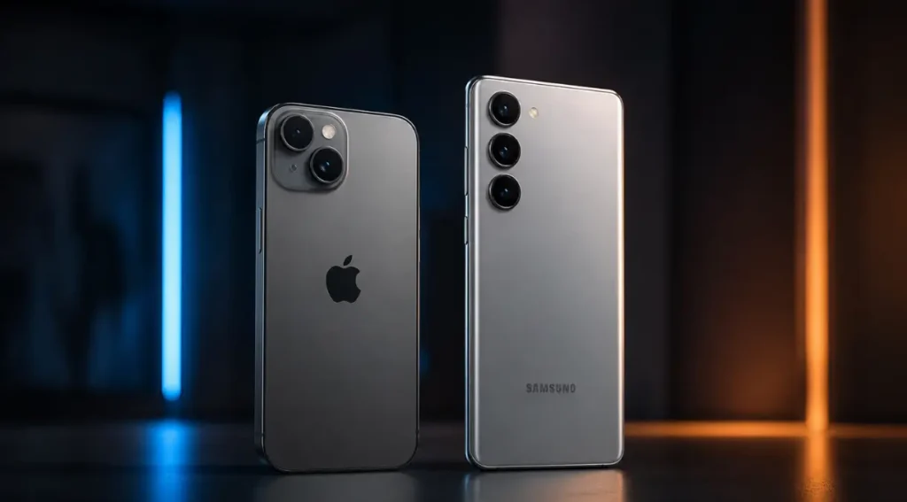 iPhone 15 vs Galaxy S24: Guia Técnico de Comparação