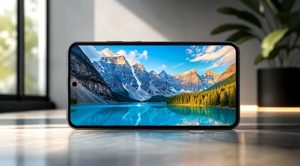 galaxy a55 tela super amoled 120hz hdr qualidade display