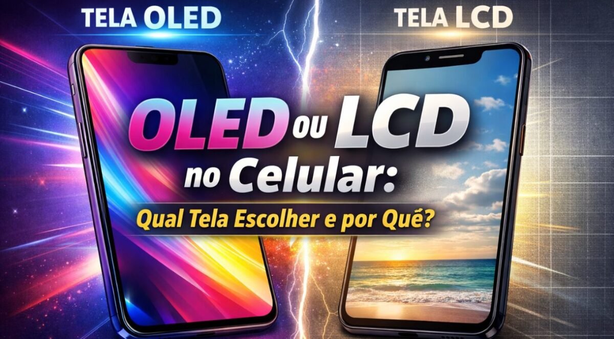 OLED ou LCD no celular