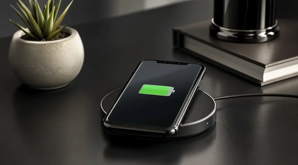 carregamento por indução smartphone base sem fio