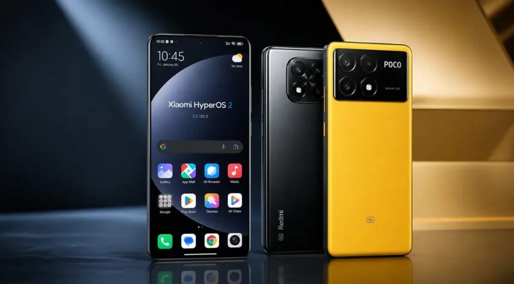 HyperOS 2 interface Xiaomi 2026 tela inicial