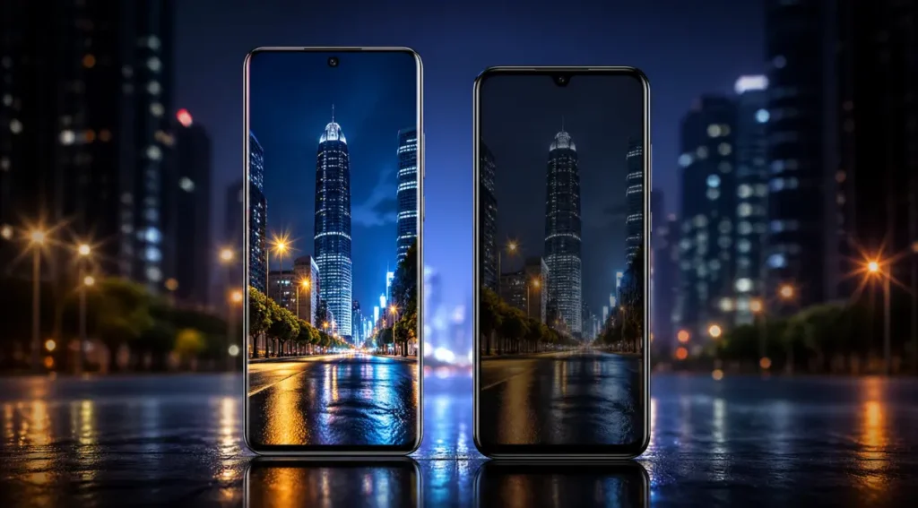 fotografia noturna celular 2026 comparativo modo noite