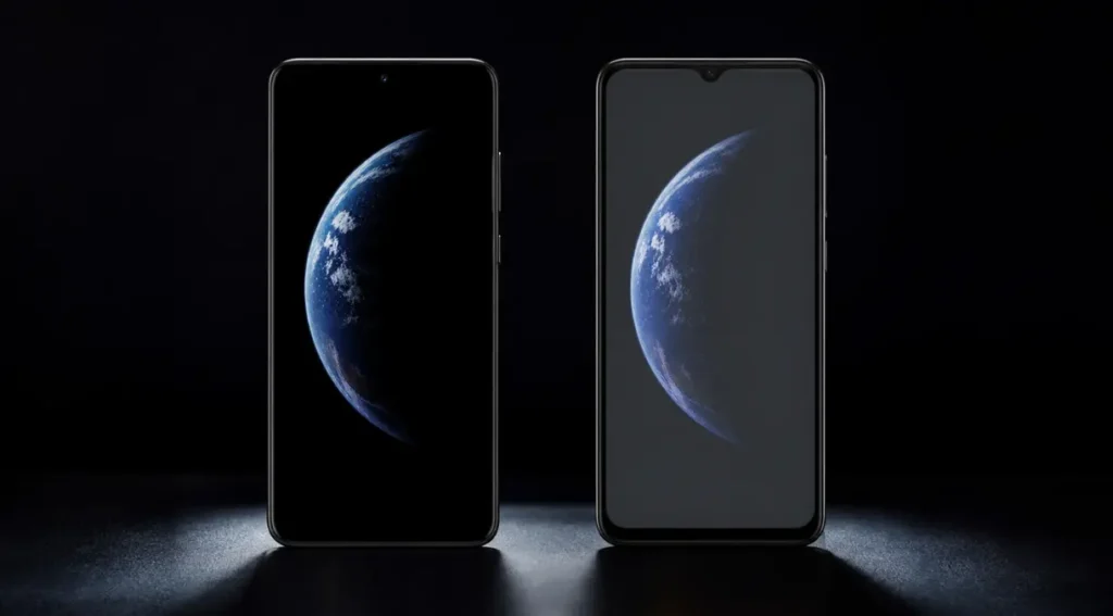 OLED ou LCD no Celular: Qual Tela Vale Mais a Pena em 2026? 4 diferença preto OLED LCD IPS comparação smartphone