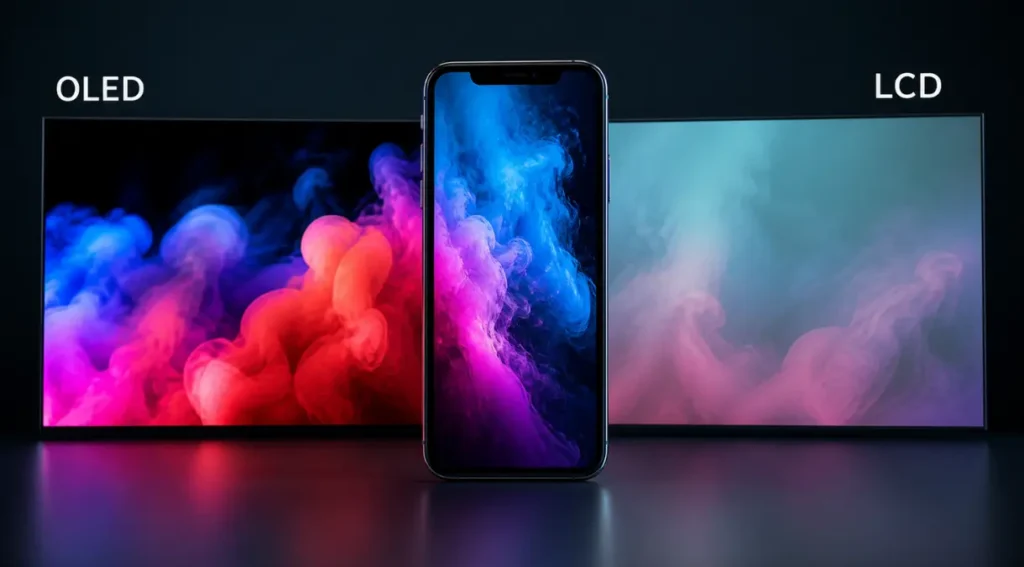 OLED ou LCD no celular: qual tela escolher em 2026 e por Quê?