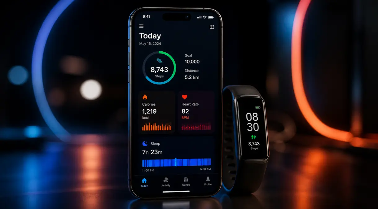 webstories 8 aplicativo fitness tracker dashboard métricas saude diarias