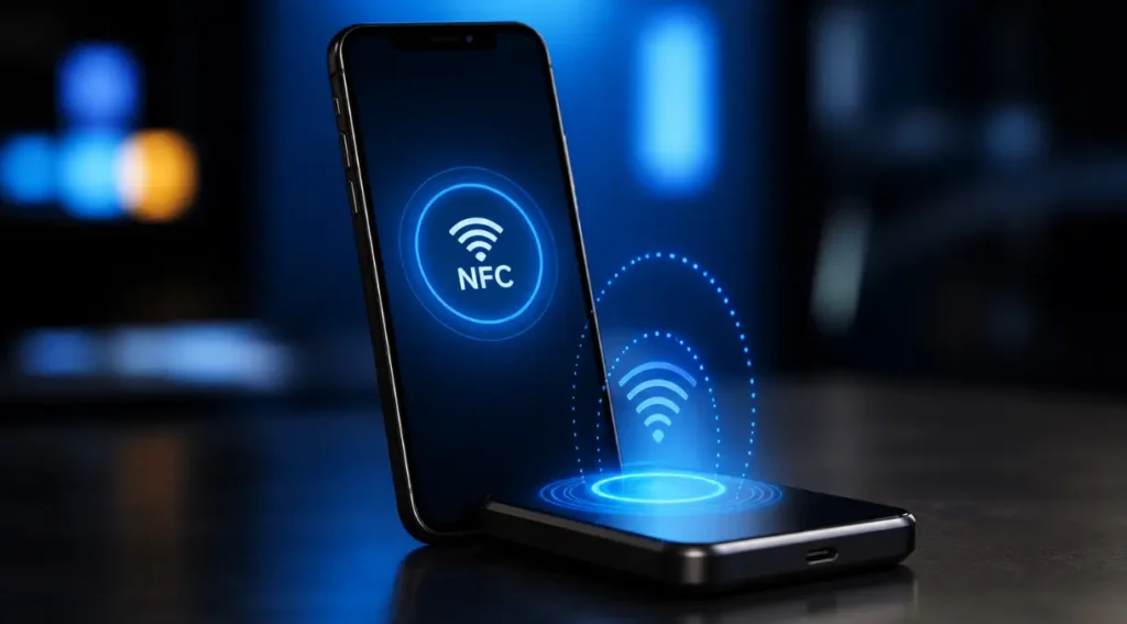 Celular com NFC: Guia Completo para Entender e Usar em 2026 3 como funciona NFC celular diagrama comunicação proximidade