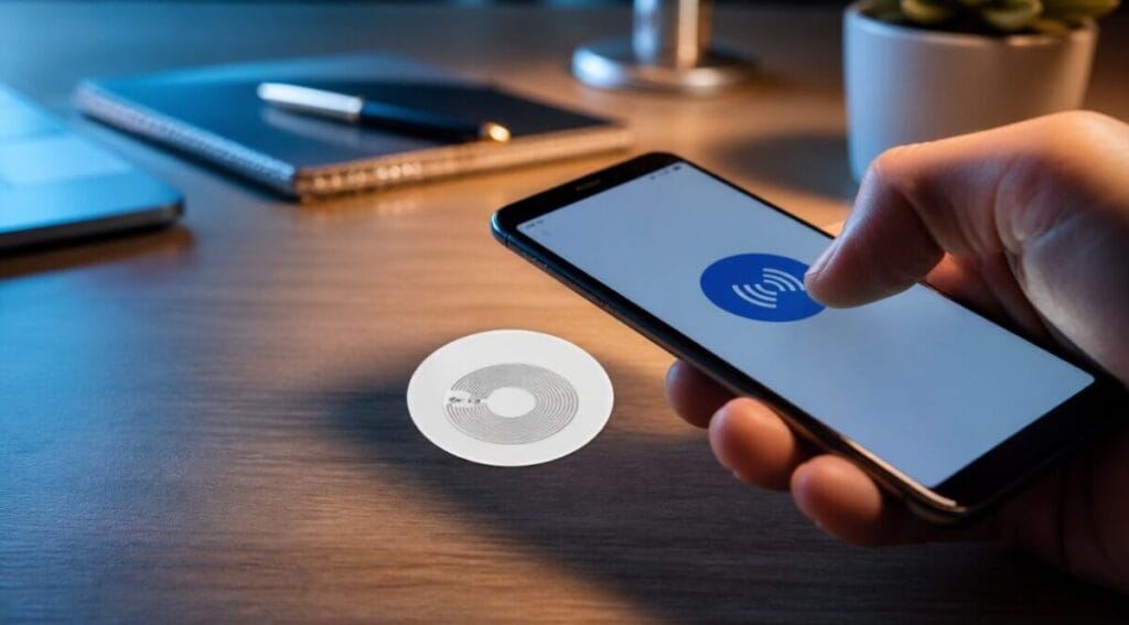 Celular com NFC: Guia Completo para Entender e Usar em 2026 6 tag NFC programável celular automação residencial Android