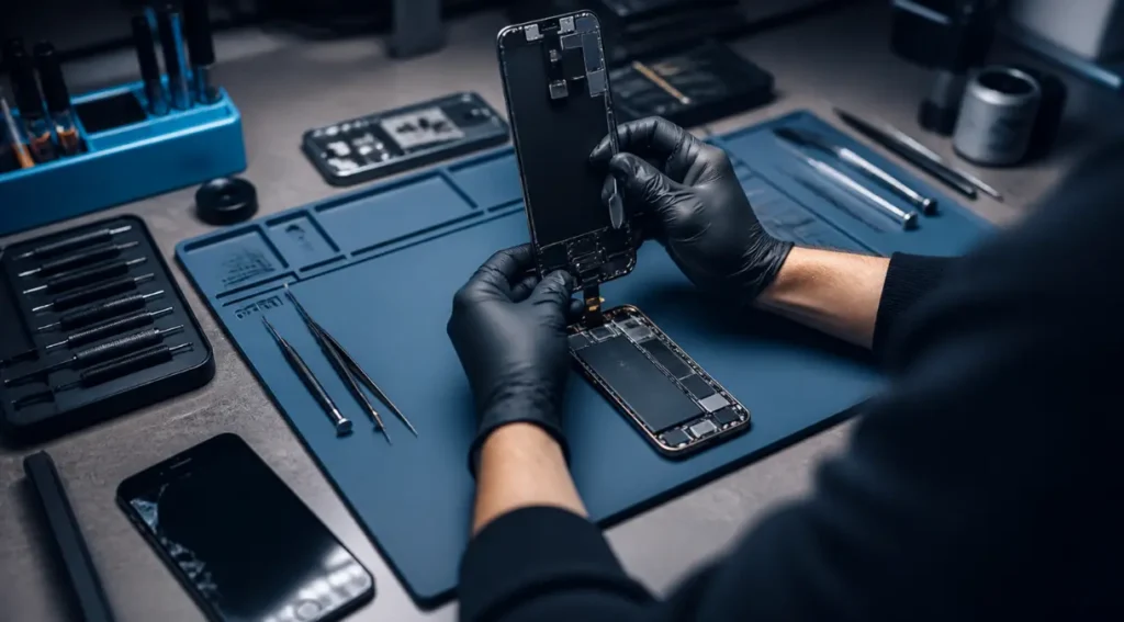 Celular LCD: Tudo o Que Você Precisa Saber em 2026 7 troca tela LCD celular assistencia tecnica reparo custo