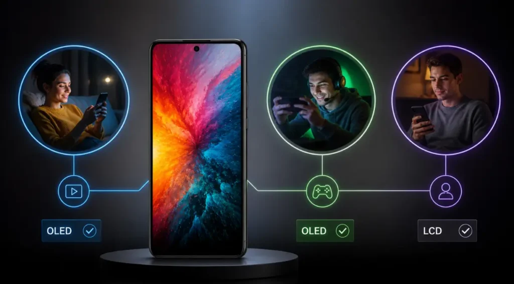Celular OLED: Guia Completo para Escolher o Melhor em 2026 5 quando trocar LCD por OLED perfil de uso celular
