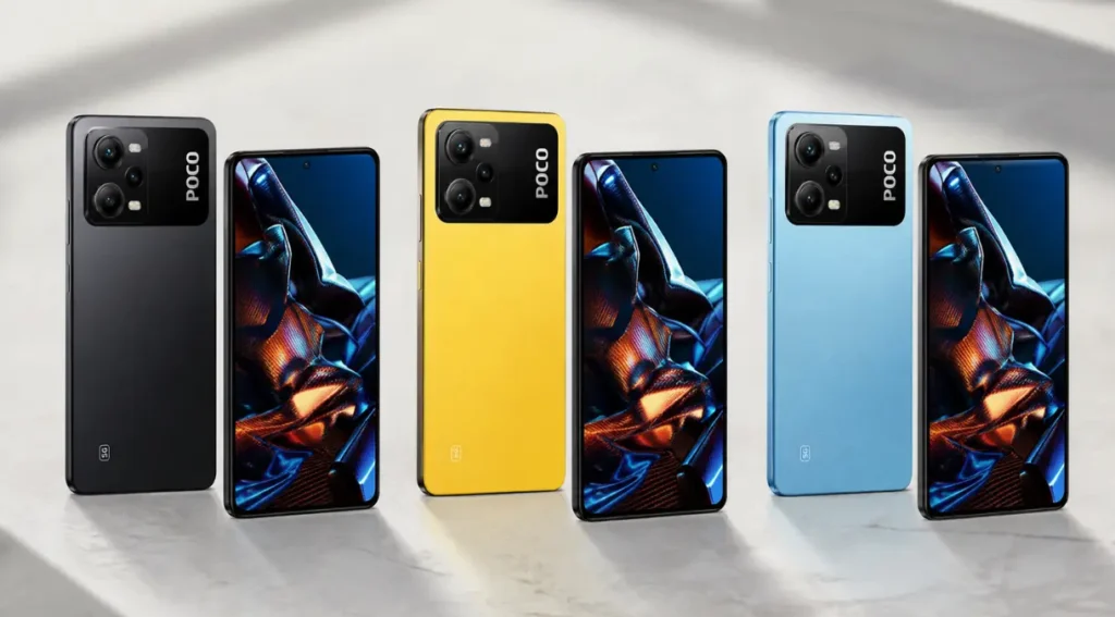 Poco X5 Pro: Análise Completa e Ficha Técnica em 2026 2 Poco X5 Pro cores disponíveis preto amarelo azul review 2026
