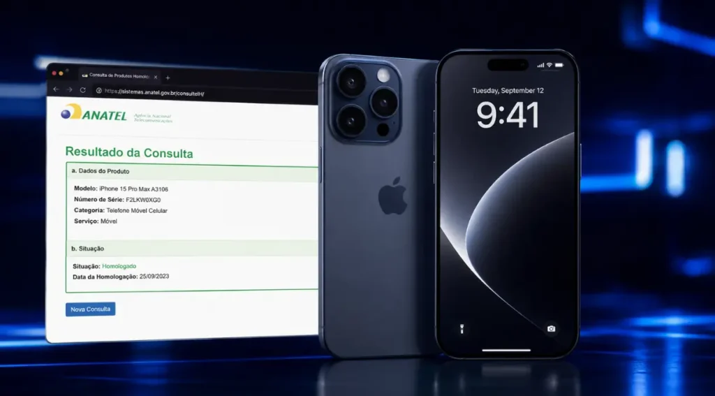 consulta homologação Anatel celular resultado válido