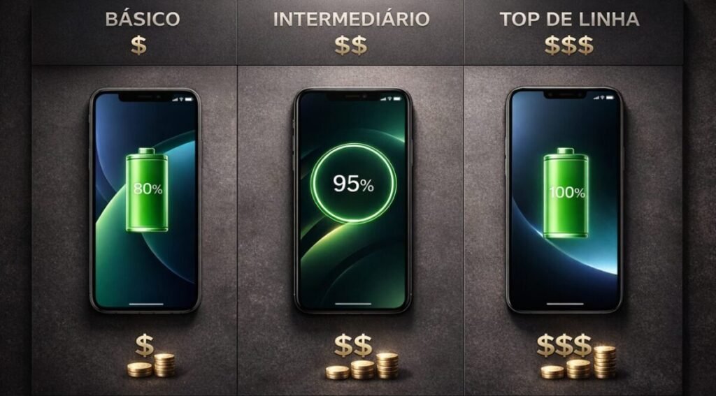 Celular com Melhor Bateria em 2026: Guia Completo para Escolher 3 comparativo celulares melhor bateria faixa de preço brasil 2026
