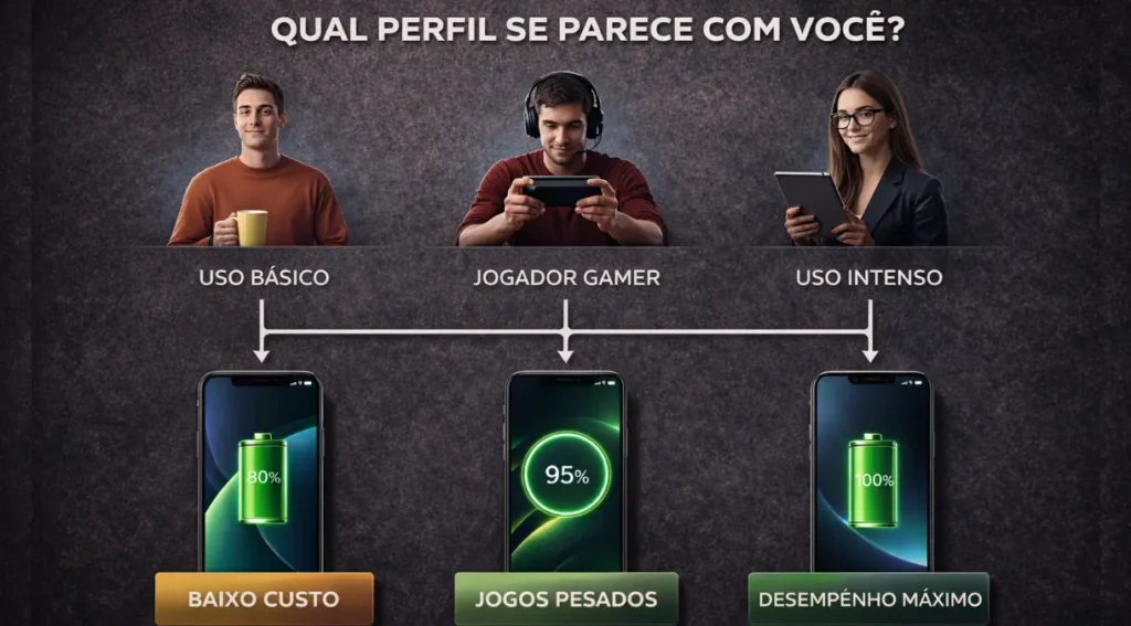 Celular com Melhor Bateria em 2026: Guia Completo para Escolher 6 guia escolha celular melhor bateria perfil de uso 2026