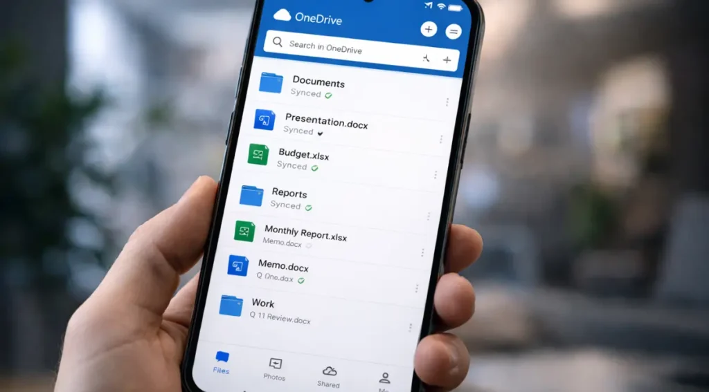 onedrive celular android microsoft 365 armazenamento nuvem