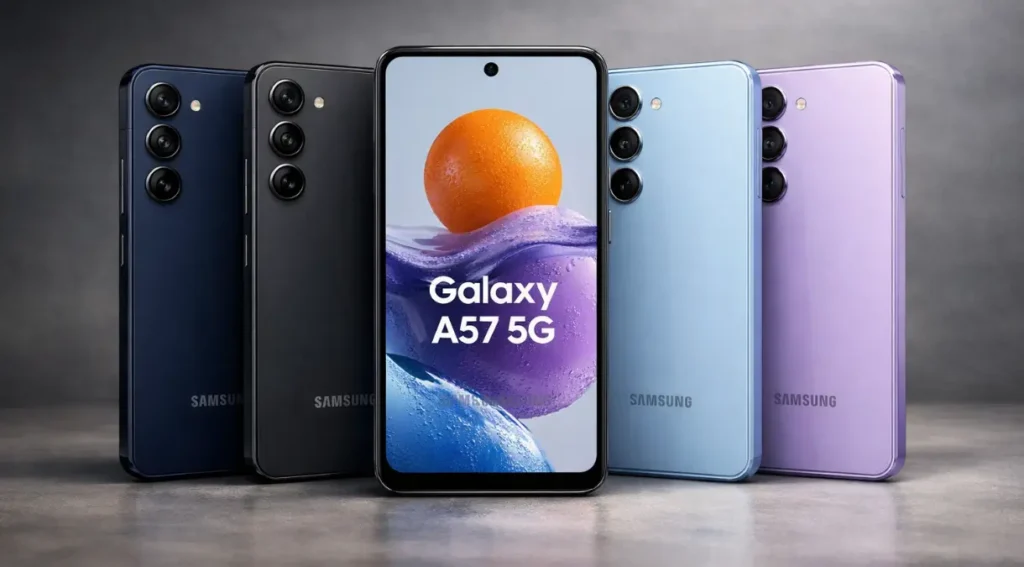 Samsung Galaxy A57 5G cores disponíveis brasil 2026