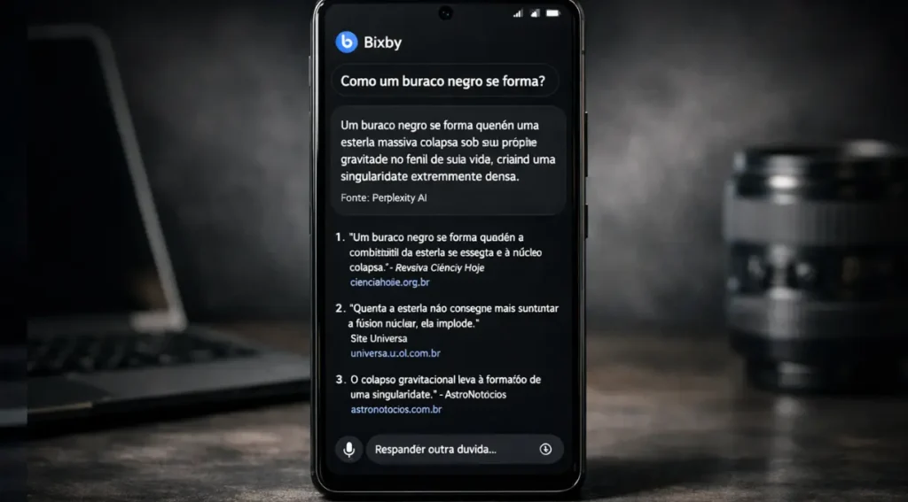 Bixby Perplexity One UI 8.5 resposta inteligente Galaxy