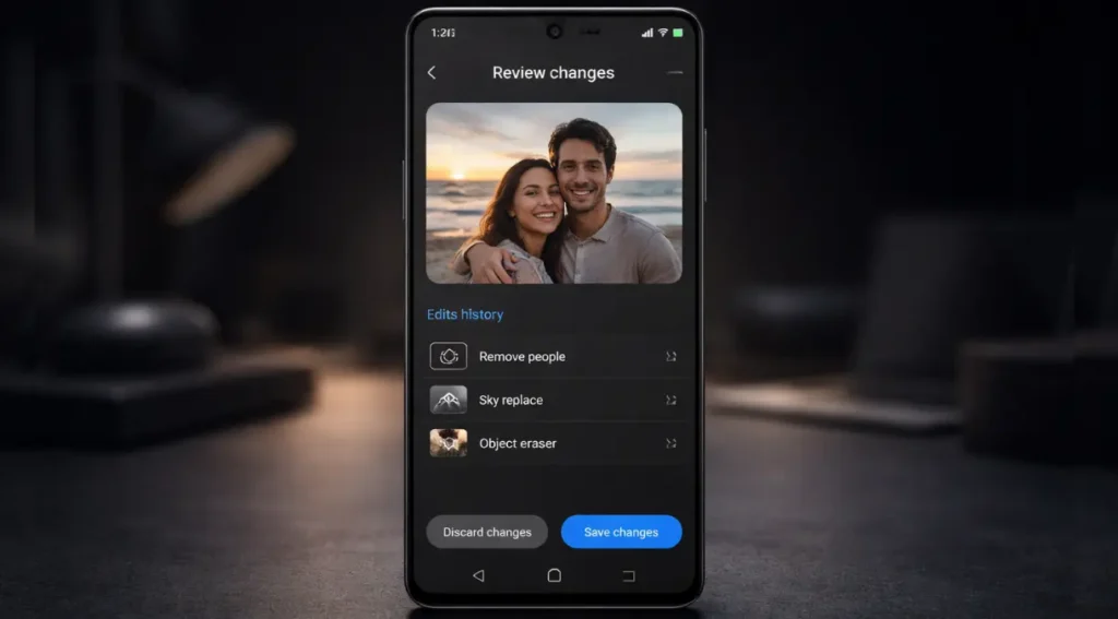 Photo Assist One UI 8.5 historico edicoes Galaxy AI