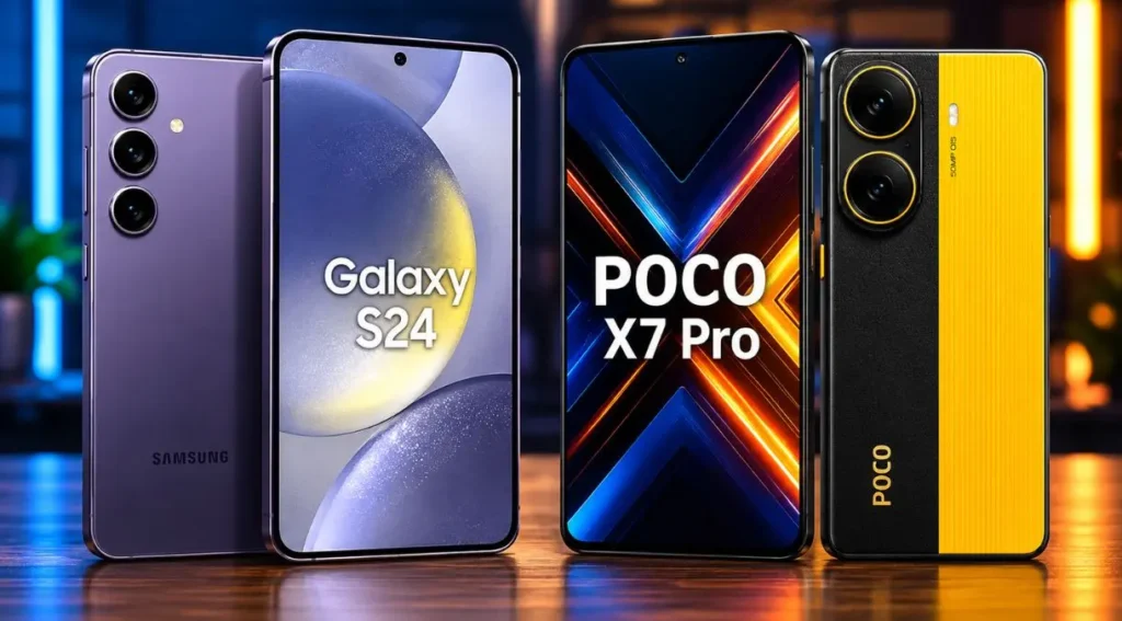 Galaxy S24 ou POCO X7 Pro: Qual Vale Mais a Pena em 2026?