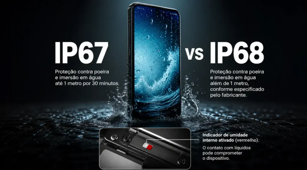 indicador umidade celular ativado garantia líquido