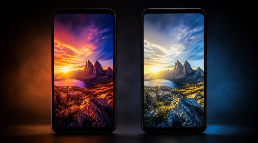 AMOLED vs LCD: Diferença, Qual é Melhor e Como Escolher 2026