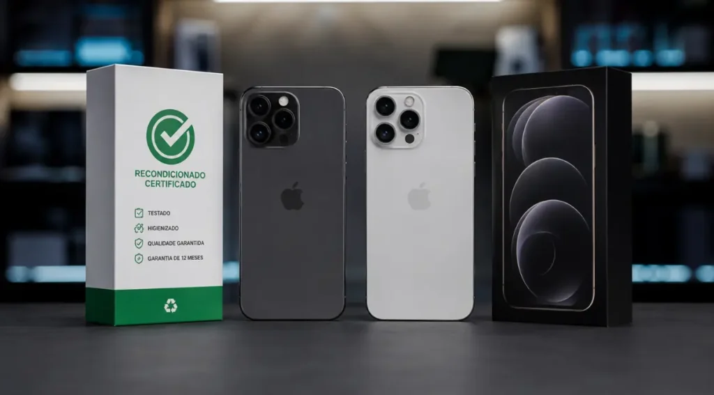 celular recondicionado embalagem certificado qualidade Brasil