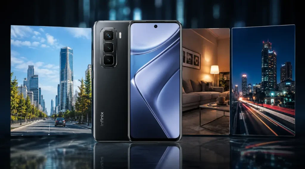 fotos câmera Infinix Hot 50 Pro 50MP dia e noite comparativo