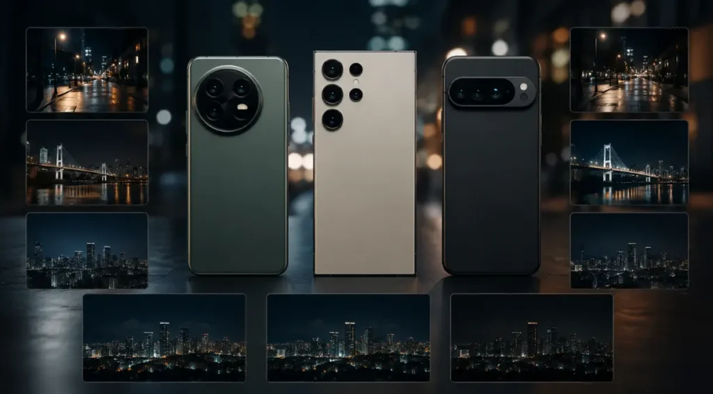 celular android intermediario premium 2026 comparativo camera