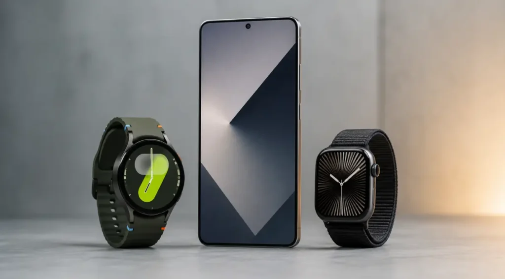 Galaxy Watch 7 vs Apple Watch Series 10 comparativo 2026