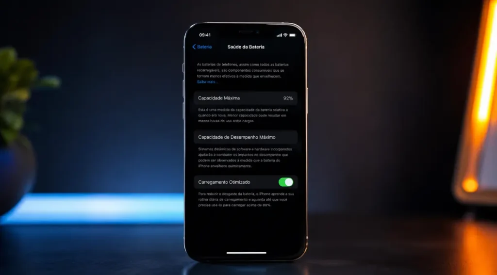 iPhone: Guia Completo de Modelos, Preços e Novidades em 2026 6 saúde bateria iPhone como verificar iOS configurações