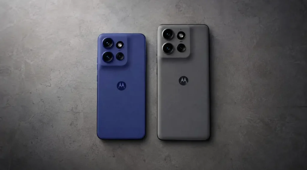Motorola Edge 50 Neo vs Edge 50 Pro comparação tamanho design