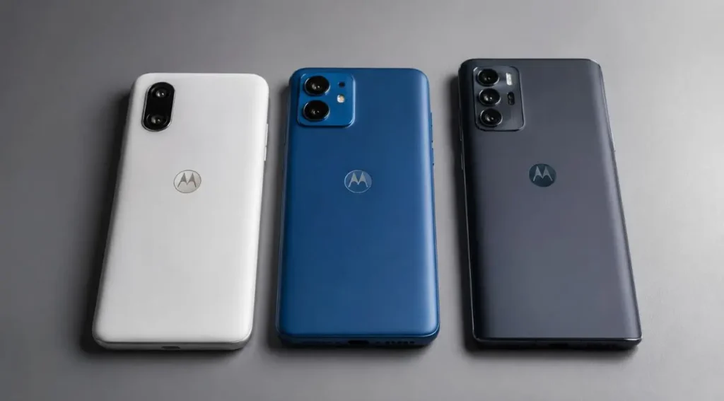 Motorola Moto G, E e Edge: Qual a Diferença Entre as Linhas em 2026? 2 comparação linha motorola moto e moto g edge diferenças 2026