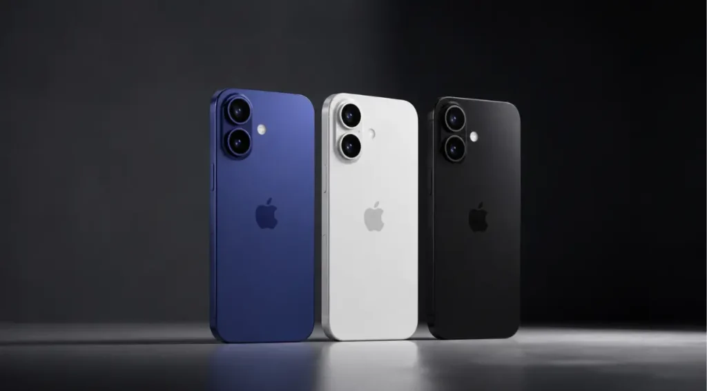 Review do iPhone 16 em 2026: Vale a Pena Comprar? 2 iphone 16 cores ultramarino branco preto