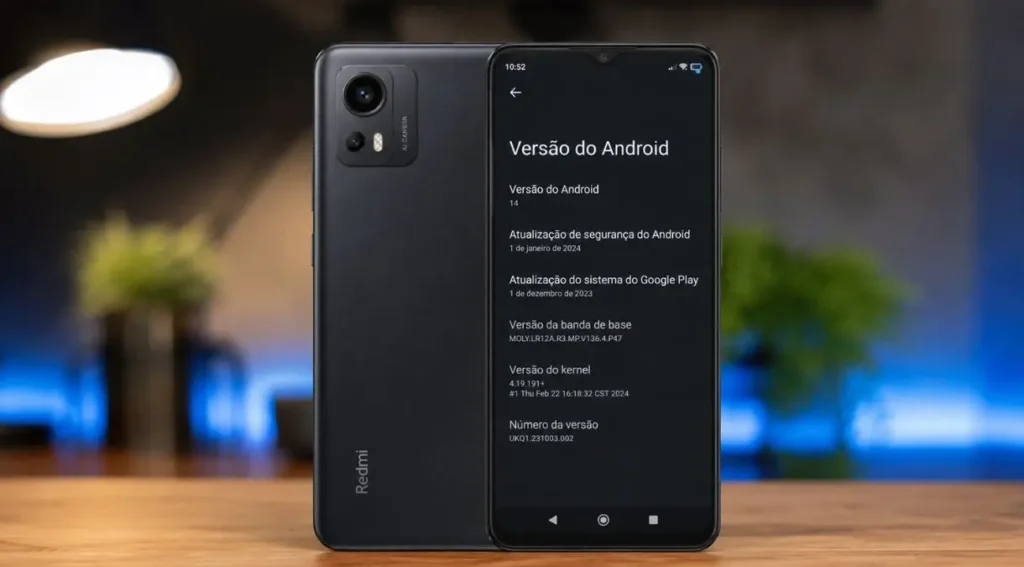atualizações segurança android celular entrada