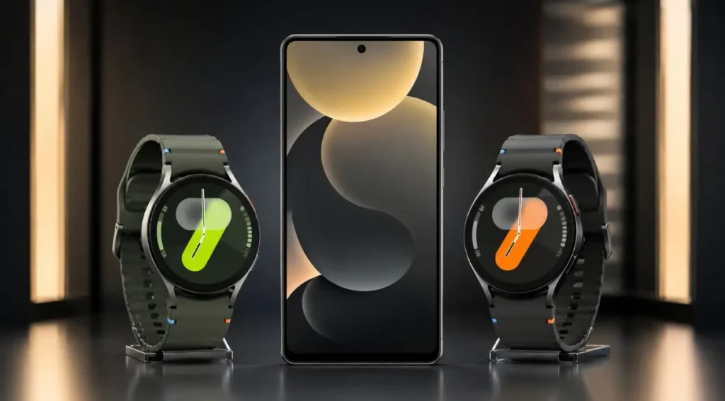 galaxy watch 7 cores verde grafite tela amoled
