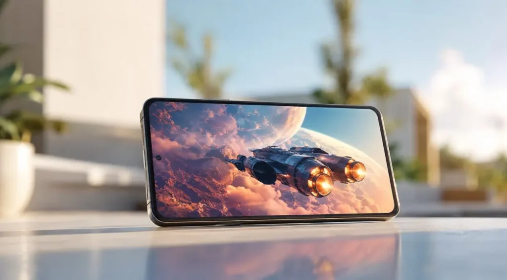 Motorola Moto G77: o equilíbrio entre custo e desempenho em 2026 4 Moto G77 tela AMOLED brilho externo streaming uso diurno"