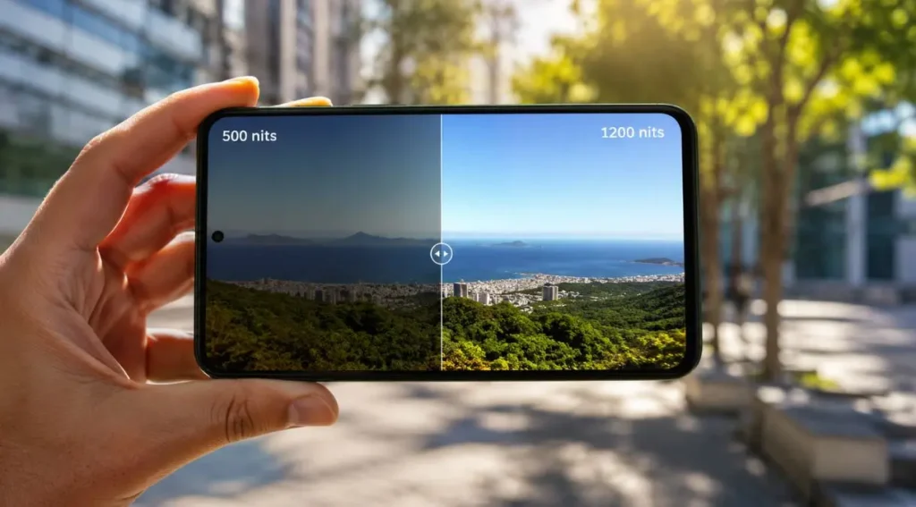 Moto G67: análise completa do novo celular com foco em custo-benefício 3 Moto G67 tela brilho 5000 nits sol externo