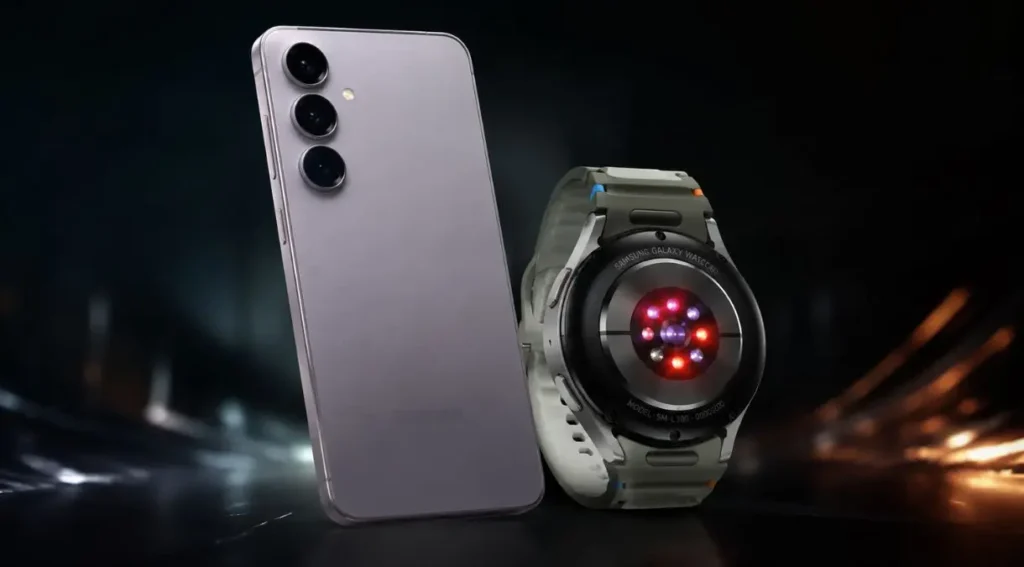 sensor BioActive galaxy watch 7 LEDs traseira