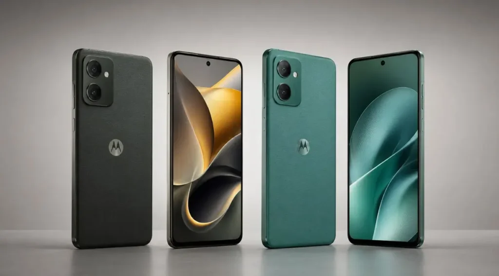 Motorola Moto G77: o equilíbrio entre custo e desempenho em 2026 2 Motorola Moto G77 5G frente e verso cores disponíveis 2026