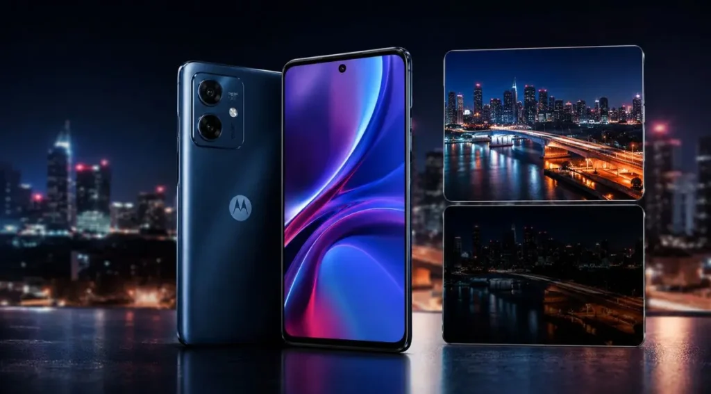 Motorola Moto G77: o equilíbrio entre custo e desempenho em 2026 5 foto noturna Moto G77 108MP OIS câmera teste resultado