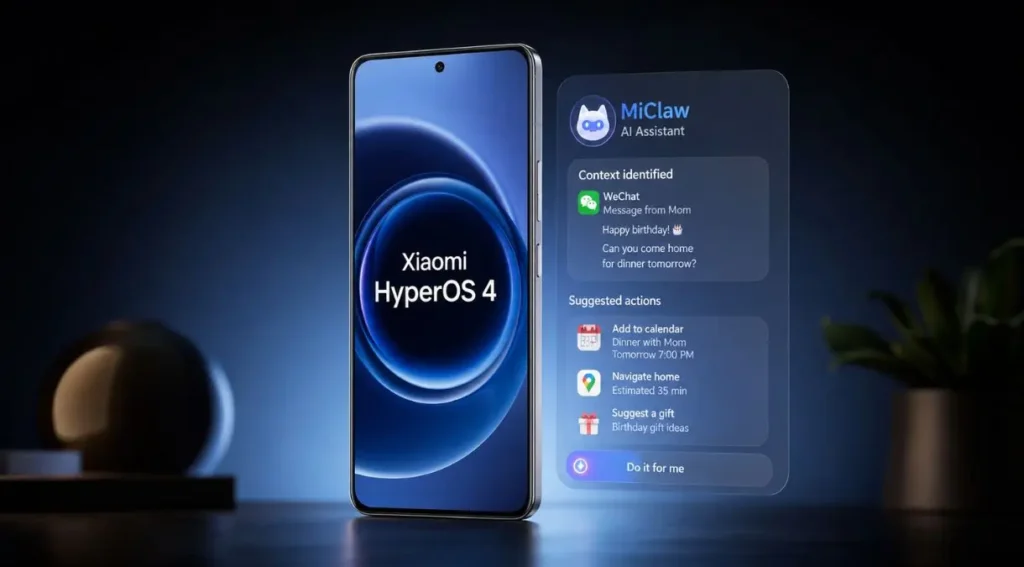 xiaomi miclaw assistente ia hyperos 4 contexto