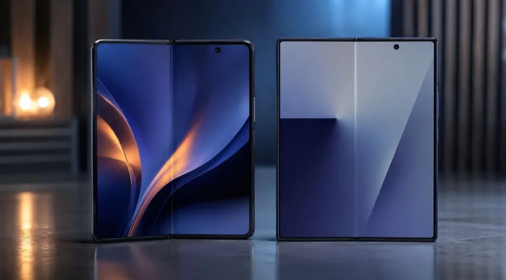Motorola Razr Fold vs Samsung Galaxy Z Fold 7 tela interna comparação