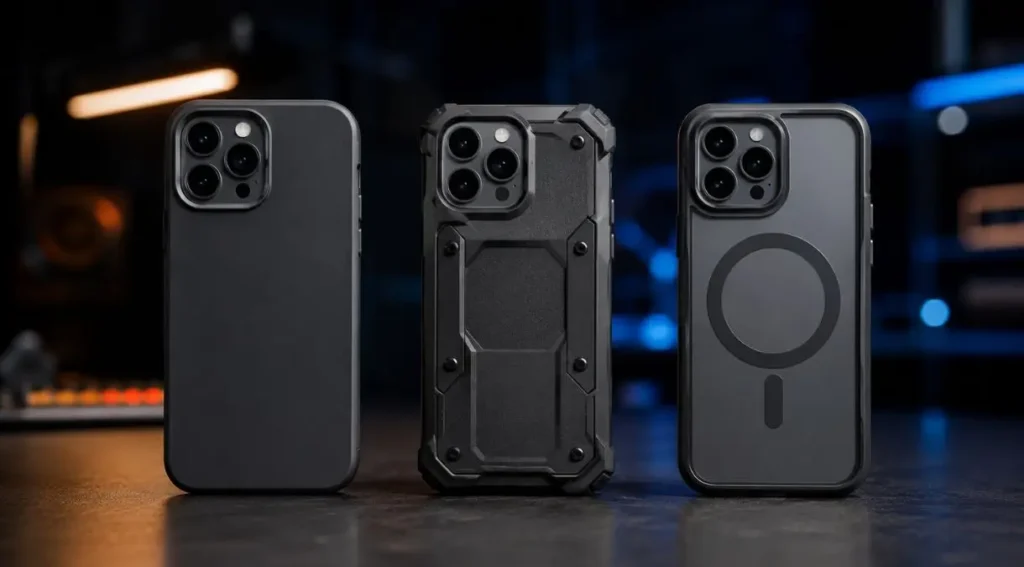 Acessórios Essenciais para Celular em 2026: Guia Completo 4 tipos de capa protetora celular comparação 2026