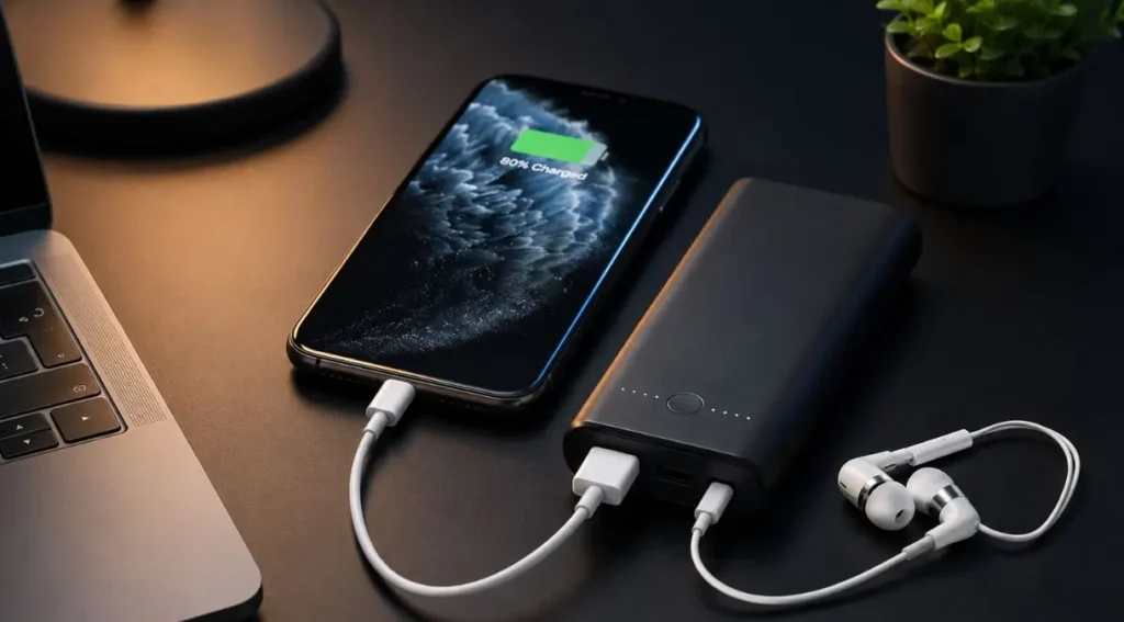 Acessórios Essenciais para Celular em 2026: Guia Completo 5 power bank 20000mah carregamento simultâneo celular fone 2026