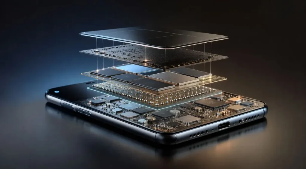 System in Package: O Que É e Por Que Define os Smartphones de 2026 4 system in package estrutura interna substrate dies interconexão