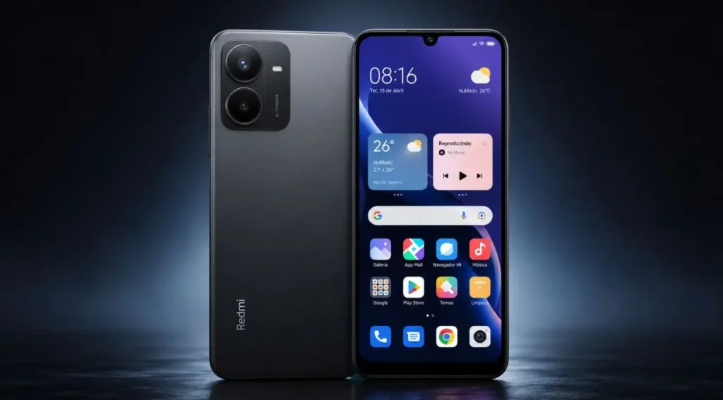 Redmi Básico: Guia Completo das Séries C e A em 2026 6 hyperos 2 redmi basico tela inicial interface 2026