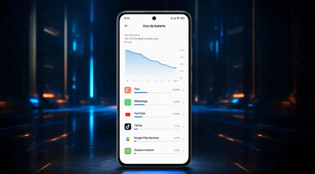 Tutorial de Otimização do Sistema: Deixe Seu Celular Rápido de Novo 4 apps segundo plano consumo bateria android otimizacao